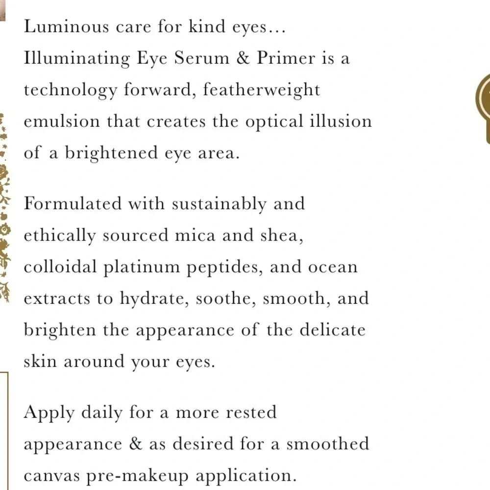 Kypris Illuminating Eye Serum Prim Shimmer Palette